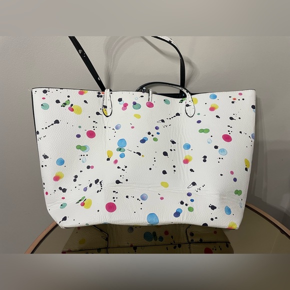 Desigual Paint‎ Splatter Capri Reversible Shopper Tote - Picture 8 of 9